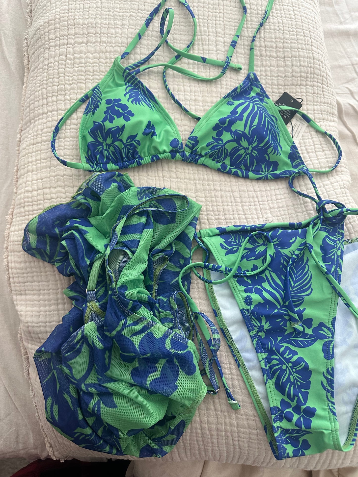 3 piece Bathing Suit Combo Size M